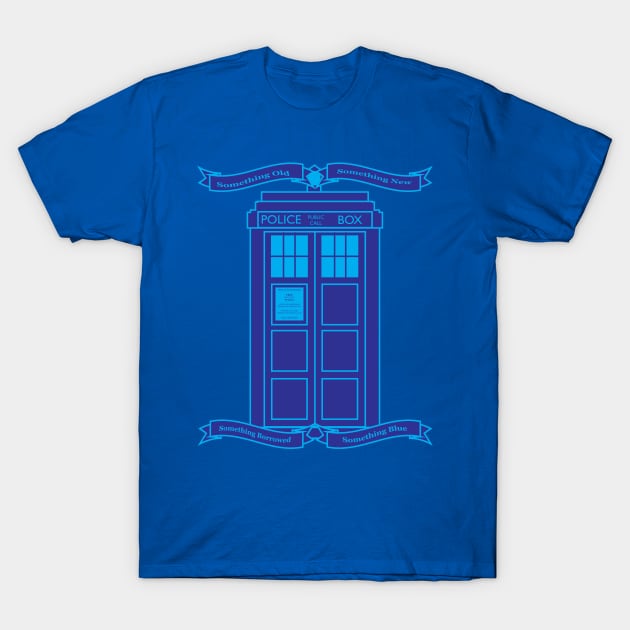 Wedding Tardis T-Shirt by Boxless